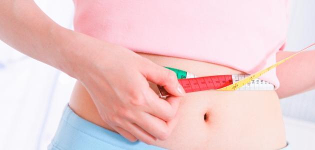 الدهون المتراكمة حول الخصر والبطن